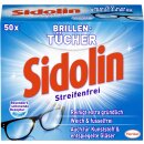 Sidolin eyeglass cleaning wipes 50 pieces