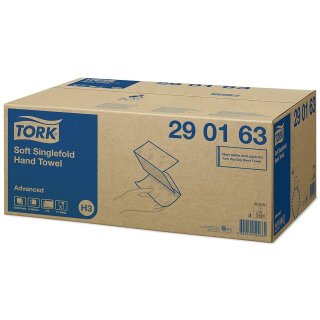 Tork Singlefold Hand Towel Advanced 3750 Ply 290163