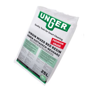 Unger Premium grade virgin mixed bed resin 25 L / 6.6 gal Bag