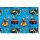 Cotton Jersey Fabric firefighter Sam Digital Print blue car