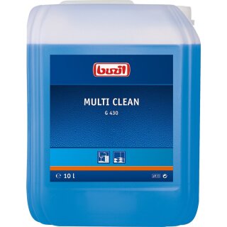 Buzil G430 Multi-Clean 2.6 gal / 10 L Alkaline active cleaner