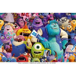 Cotton Jersey Fabric Monsters Inc. Digital Print colourful