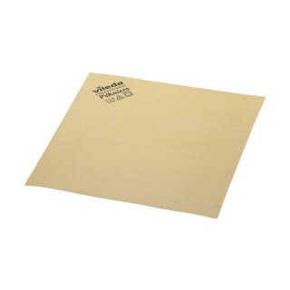 Vileda PVAmicro microfibre cloth yellow 38cm x 35cm / 15" x 14" (Pack of 5)